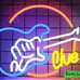NEW Bright Red Live Music Guitar LED Neon Sign Night Light Concert Electric Band