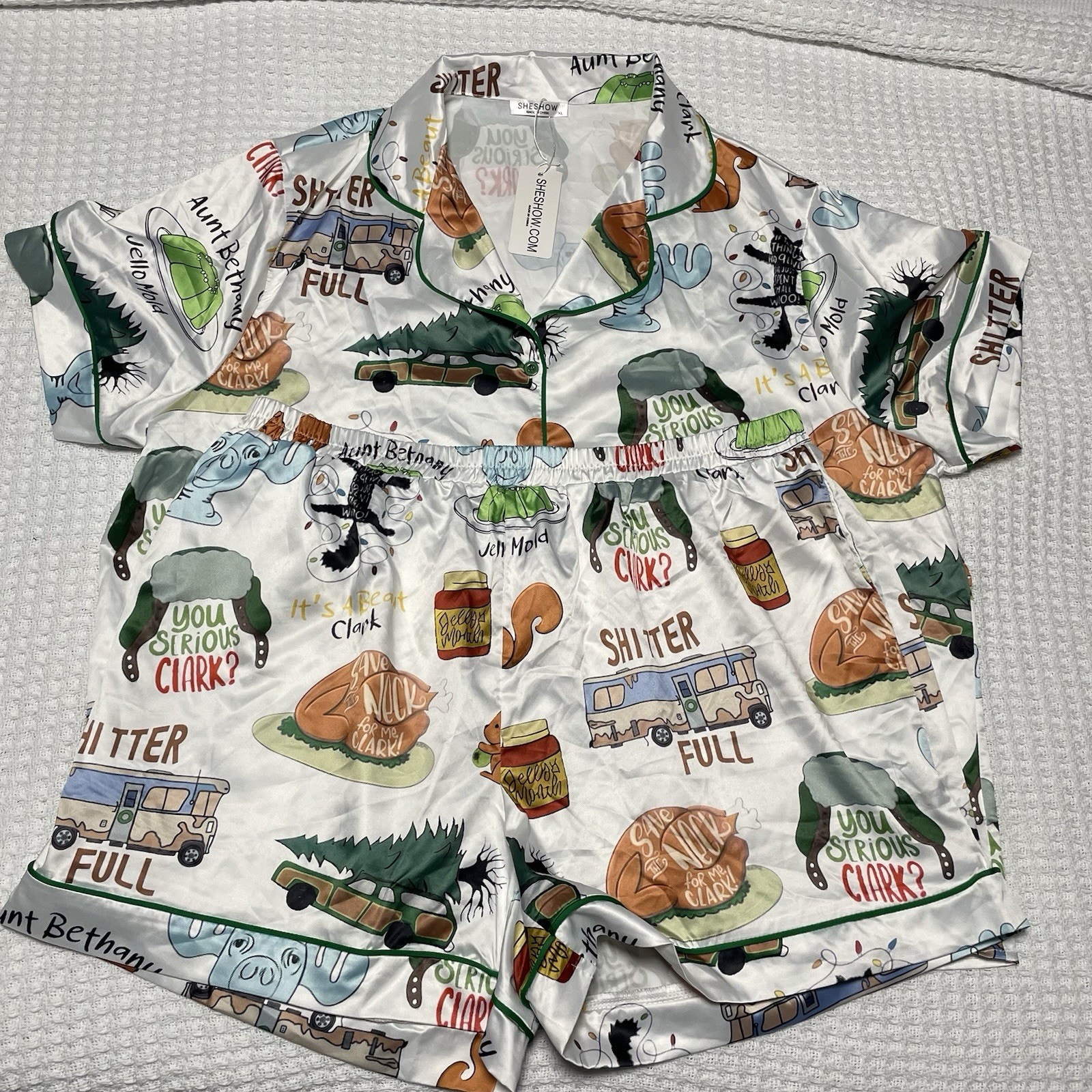 National Lampoon’s Christmas Vacation Griswold Family Christmas Pajamas Set XL