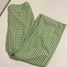 Green Plaid Pants