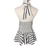 NWT Maeve Anthropologie Women's 2XS Striped Halter Halter Drop-Waist Peplum Top