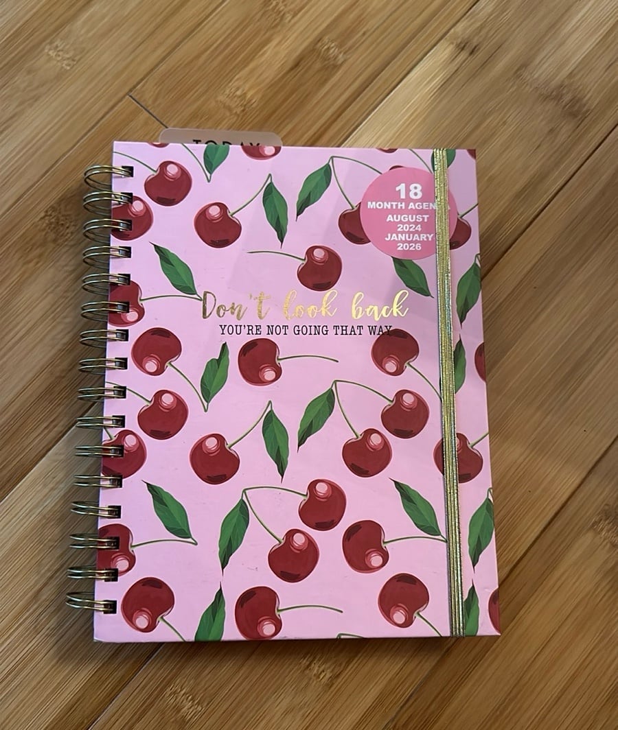 Cherry 18 Month Agenda Planner