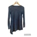 TParty Embellished Slate Black Long Sleeve T-Shirt Sz.S