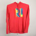 Polo Ralph Lauren Shirt Men Large Coral 26/1 Jersey Hooded Long Sleeves Graphic
