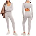 NEW Free People FP Movement Good Karma Long-Sleeve 7/8 Onesie Ice Gray M/L Rare