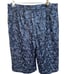 DKNY Lace Overlay Short Pants Women Size 10 Dark Navy Office Classic Whimsigoth