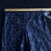 DKNY Lace Overlay Short Pants Women Size 10 Dark Navy Office Classic Whimsigoth