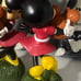 Minnie holding a pumpkin decorc