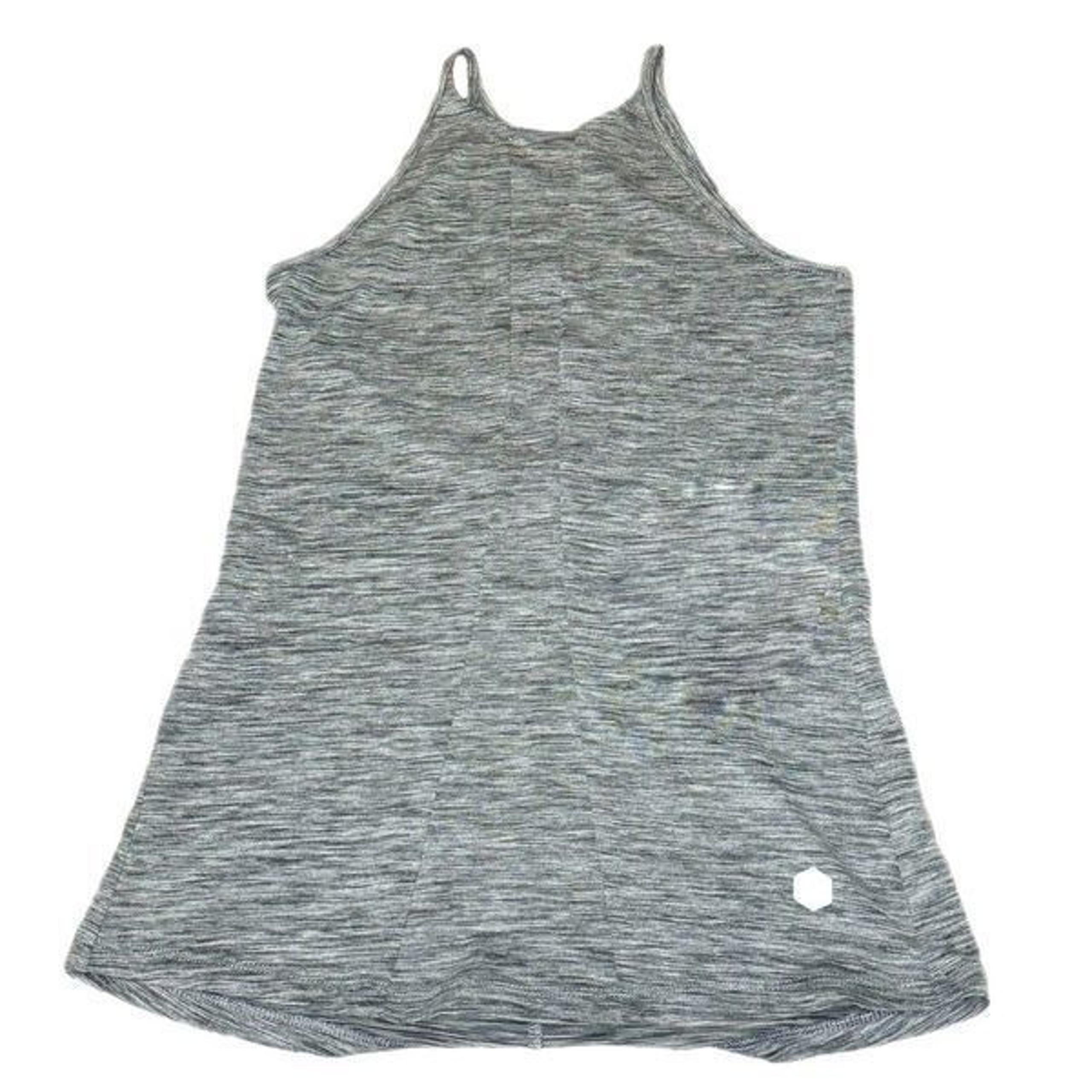 ASICS Grey Trapeze Cut-Out Back Athletic Running Tank Top