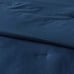 Full/Queen Washed Cotton Sateen Comforter and Sham Set Dark Navy - Threshold