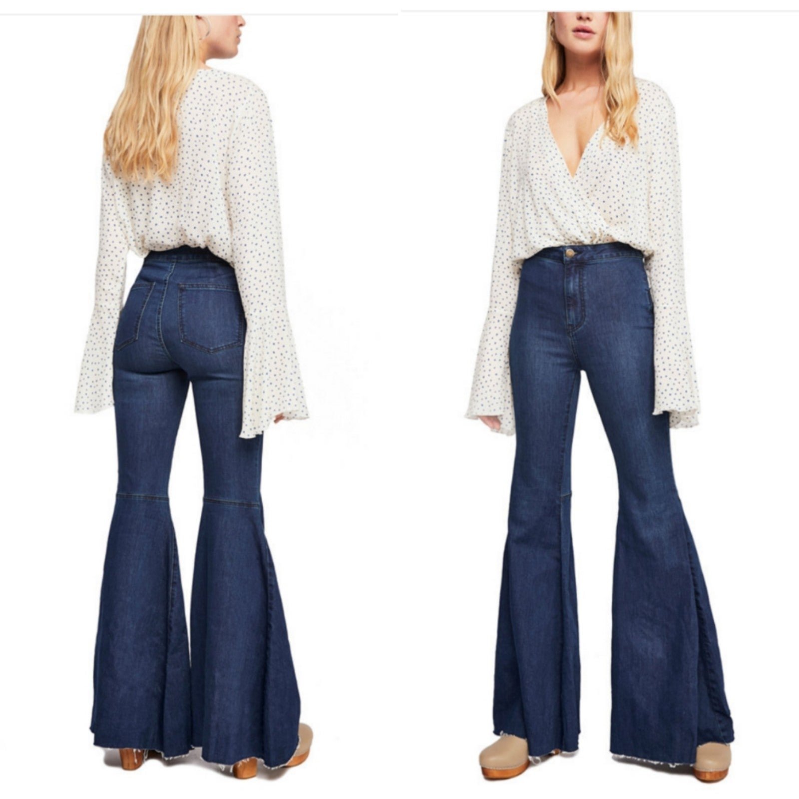 We The Free / Just Float On Flare Jeans