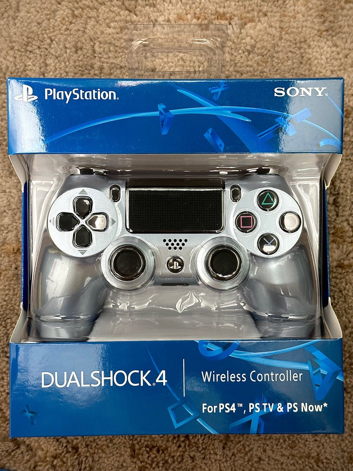 Brand New Titanium Blue Playstation 4 PS4 DualShock 4 Wireless Controller Sealed Brand New Titanium Blue Playstation 4 PS4 DualShock 4 Wireless Controller Sealed
