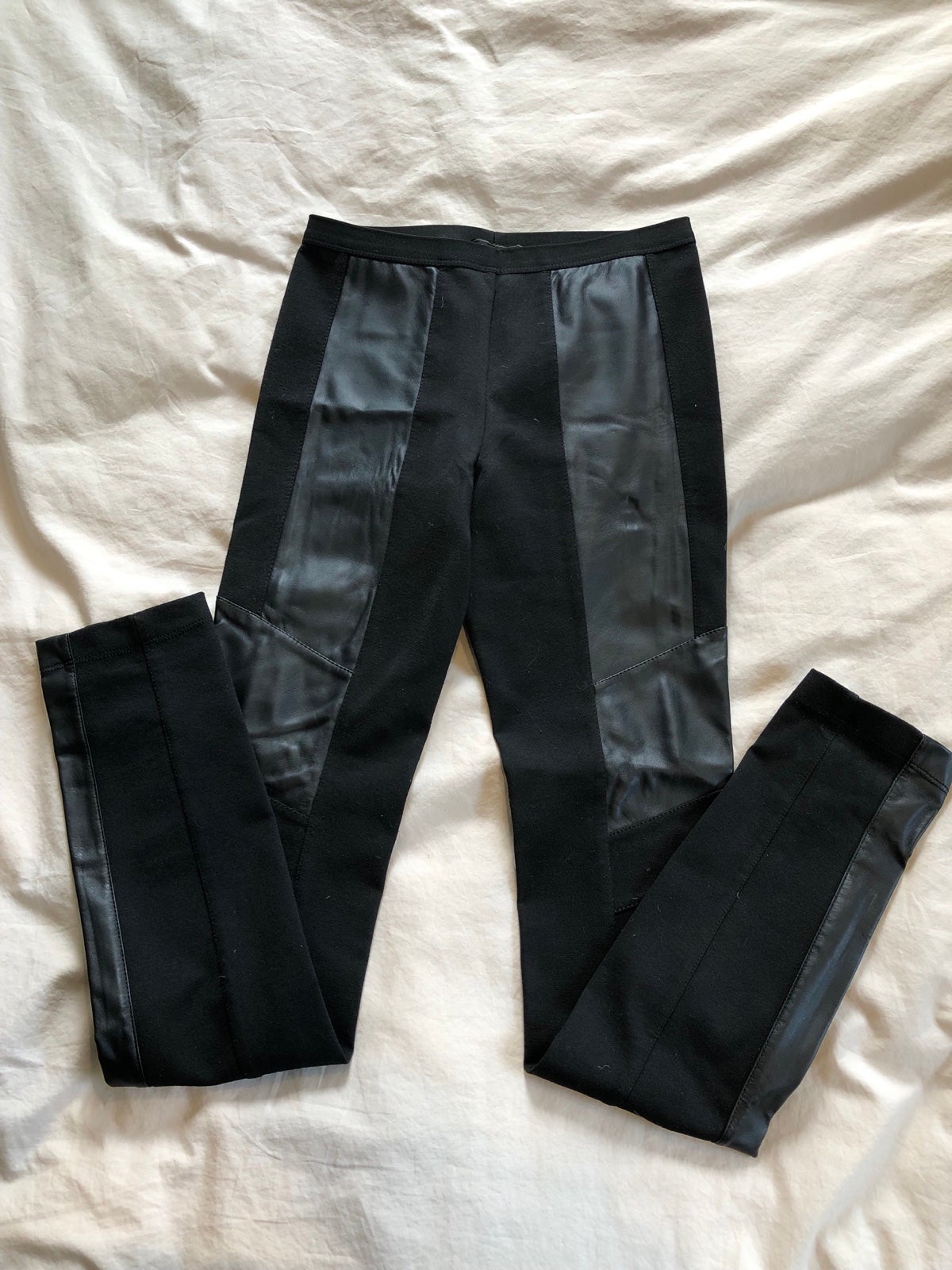 BCBG Faux Leather Leggings