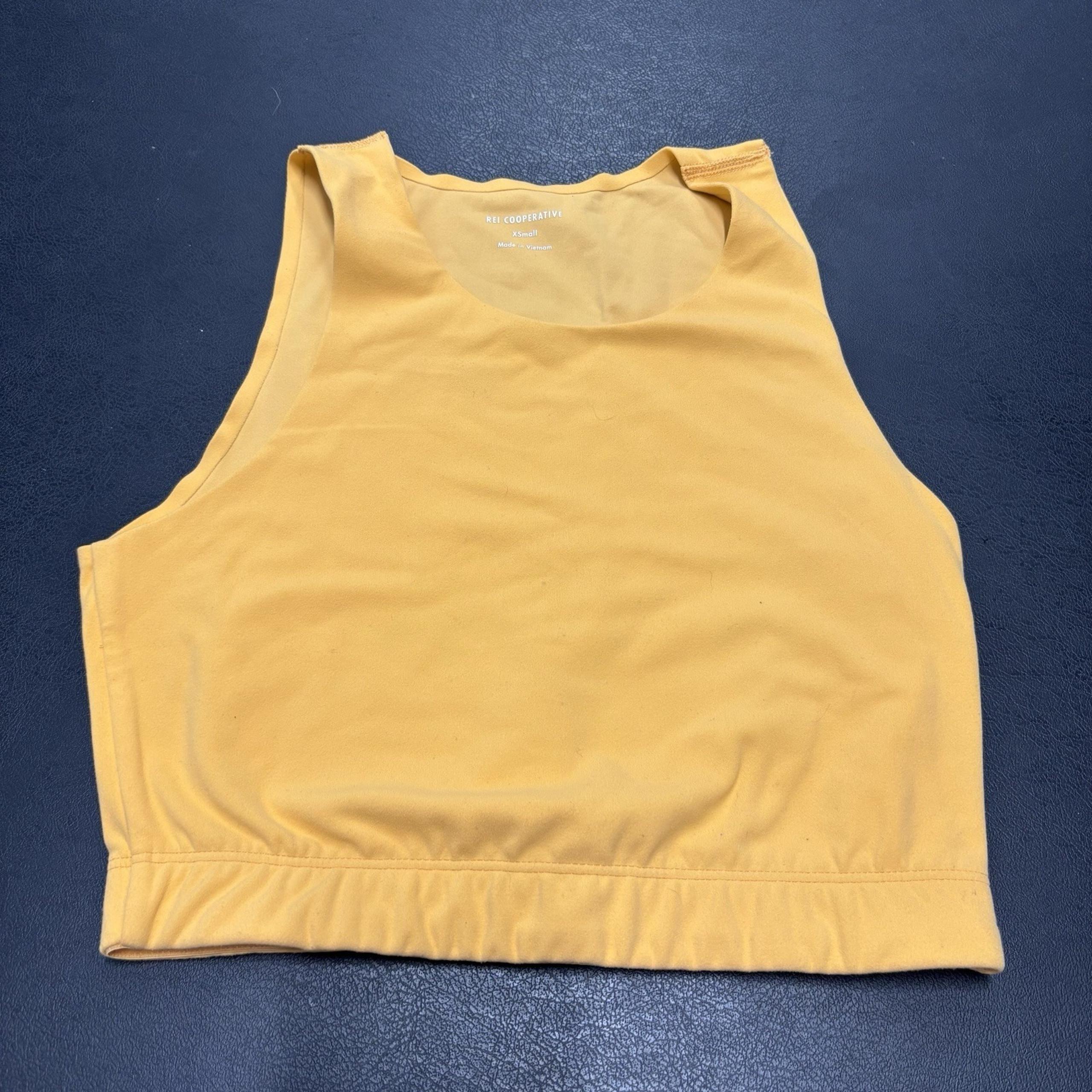 REI Co-Op Bra Womens XS Orange Tank Top Stretch Lightweight Hiking