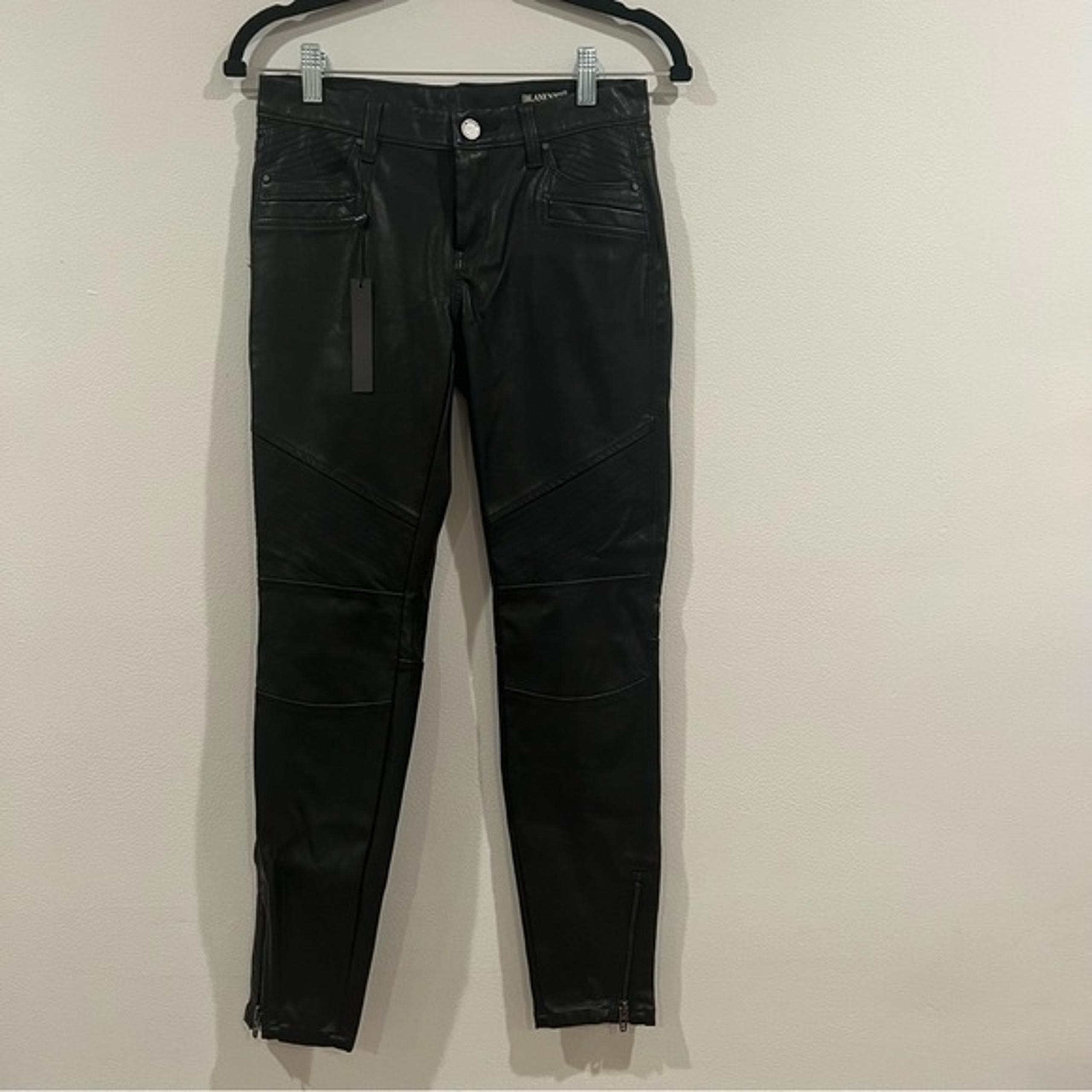 Blank NYC Intro Faux Leather Pants in Black