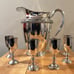 Vintage Silver Pitcher + 6 mini silver shots