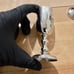 Vintage Silver Pitcher + 6 mini silver shots