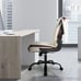Office Chair Adjustable Desk Chair Mid Back Executive Comfortable PU Leather