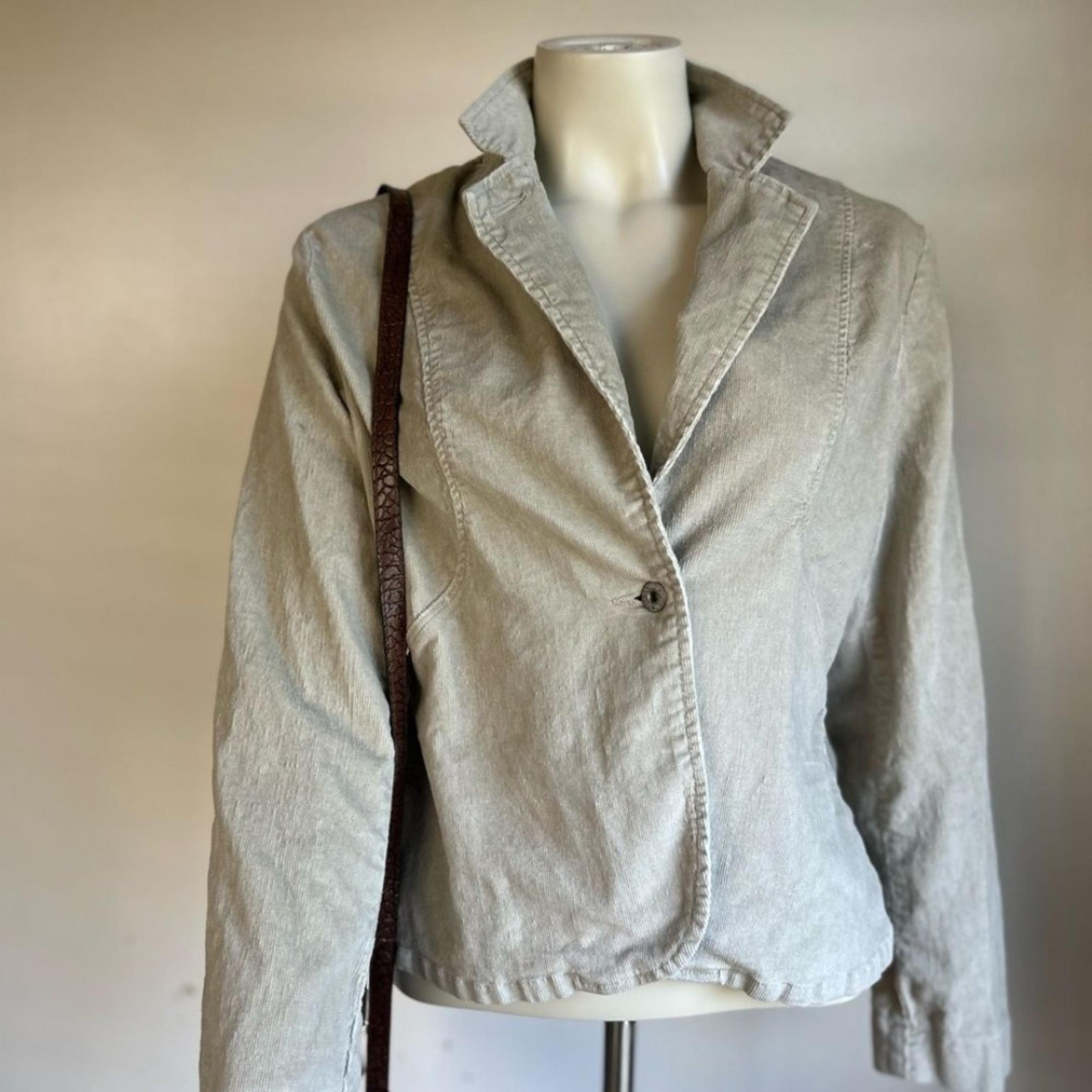 Vanilla star L corduroy Women's Gray Jacket