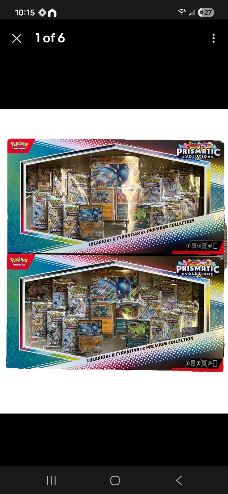 Scarlet and Violet Prismatic Pokémon card