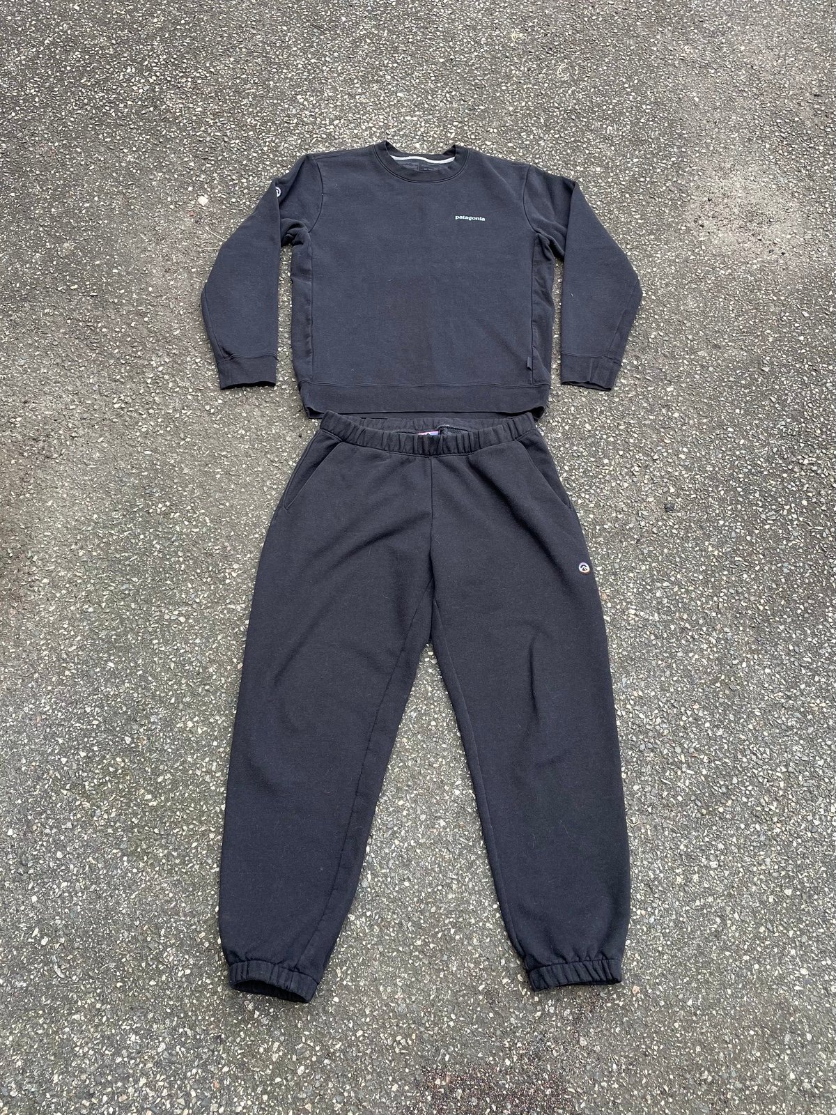 Unisex Patagonia Fitz Roy Uprisal Sweatshirt/sweatpants Set Size Mens M Wmns L