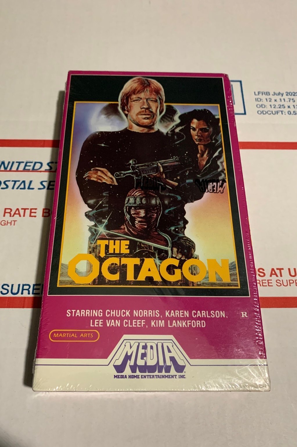 The Octagon (VHS 1985) SEALED Chuck Norris Lee Van Cleef Martial Arts 80’s