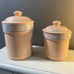 Set of 2 vintage canisters from Treasure Craft