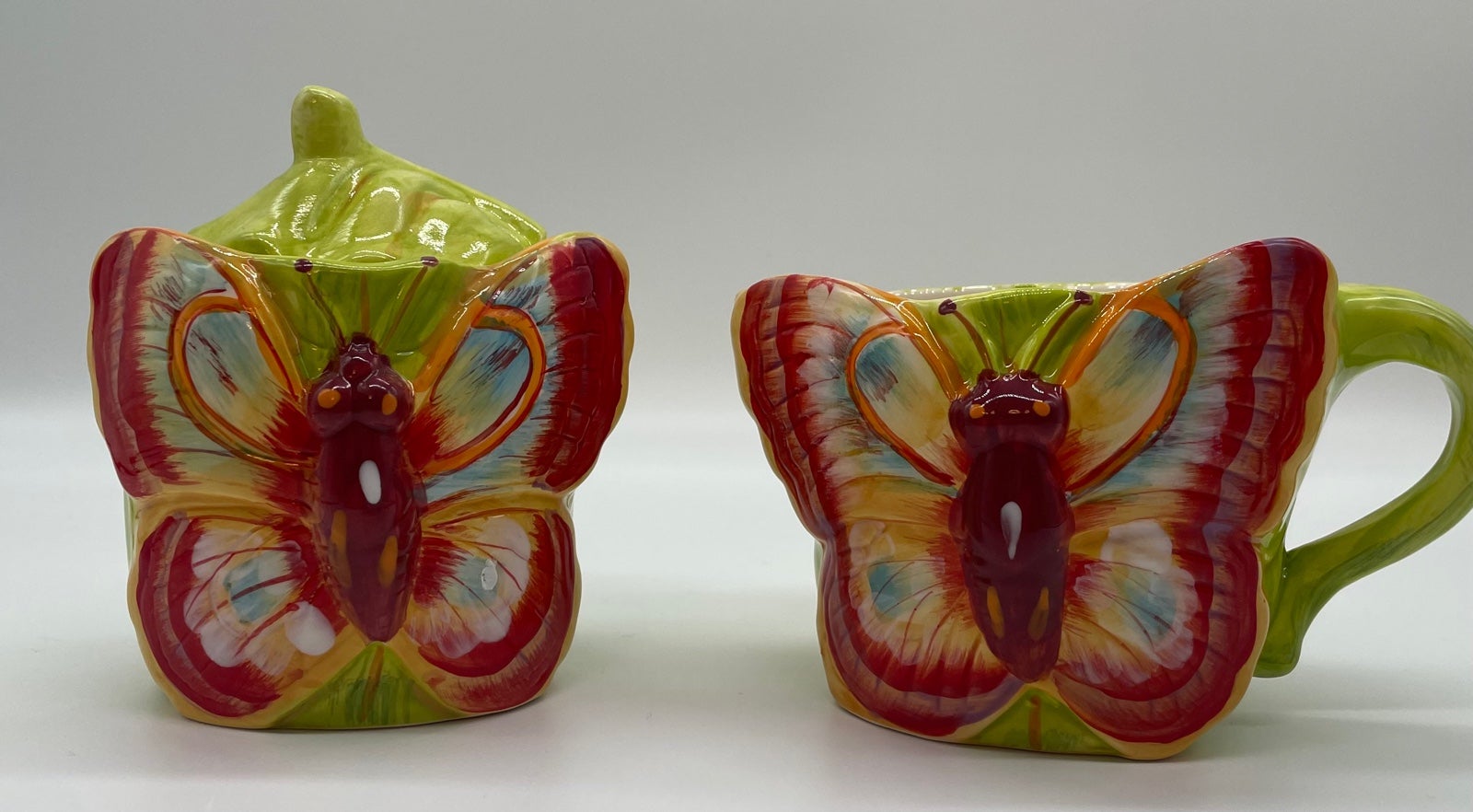 Vintage La Dolce Vita Free Flight Collection Sugar and Creamer set by JJG Design