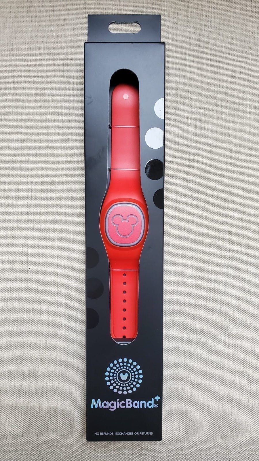 Disney Parks Magicband+ “Solid Red” Magicband Plus