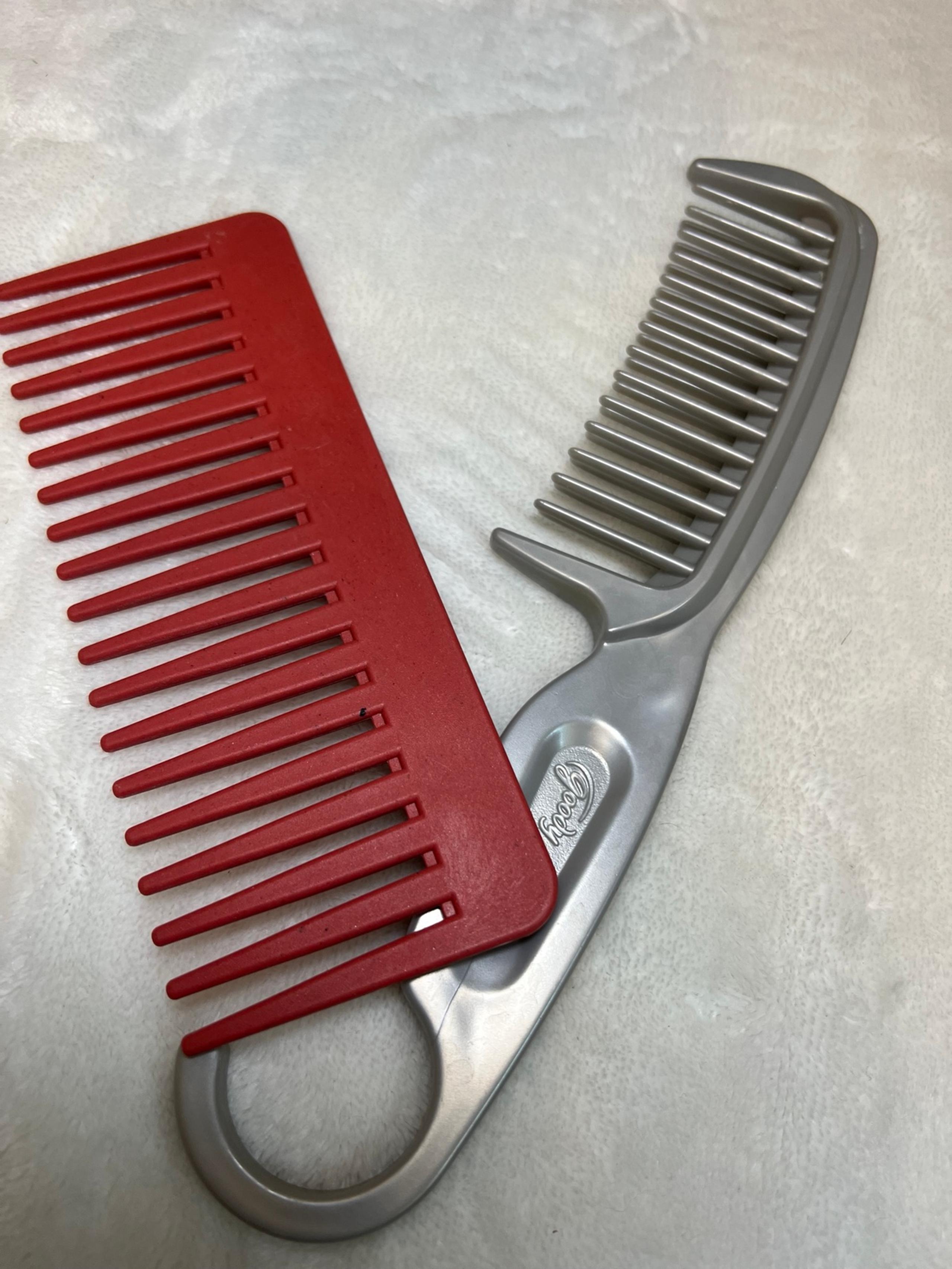 Goody set of 2 wide tooth combs NWOT shower comb detangler wet comb