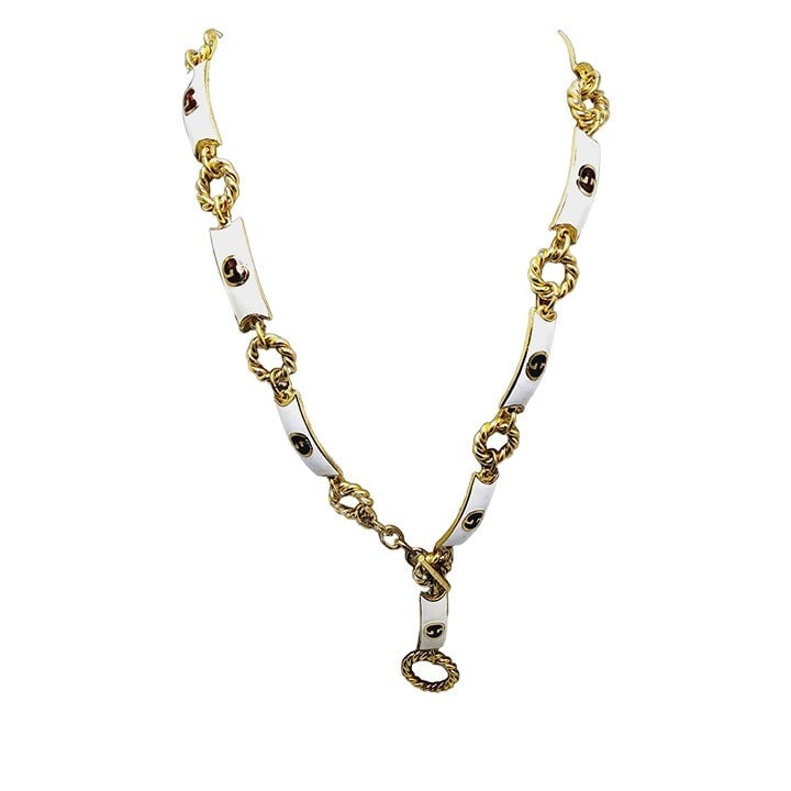 Vintage Gucci Made in Italy Signed 70s Belt/Necklace (A1173)
