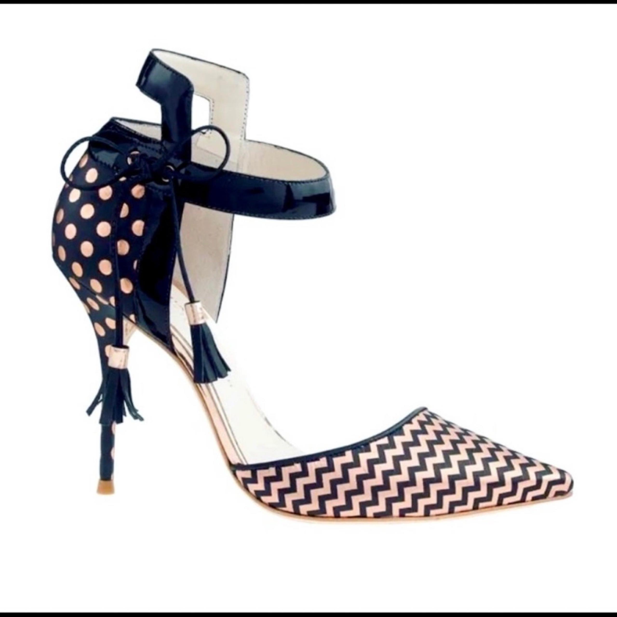 Sophia Webster for J Crew - Leather & Jacquard Pippa Pumps