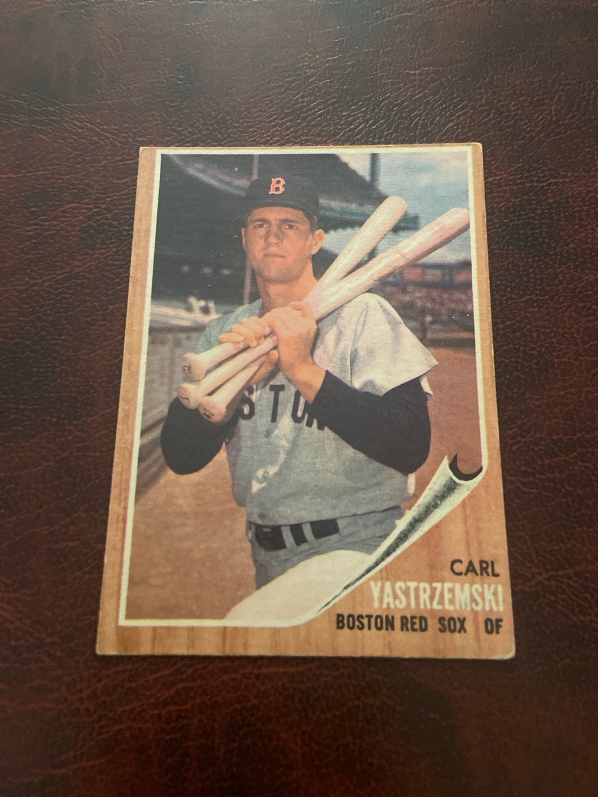 YAZ CARL YASTRZEMSKI 1962 Topps BASEBALL #425 VINTAGE Card BOSTON RED SOX HOF