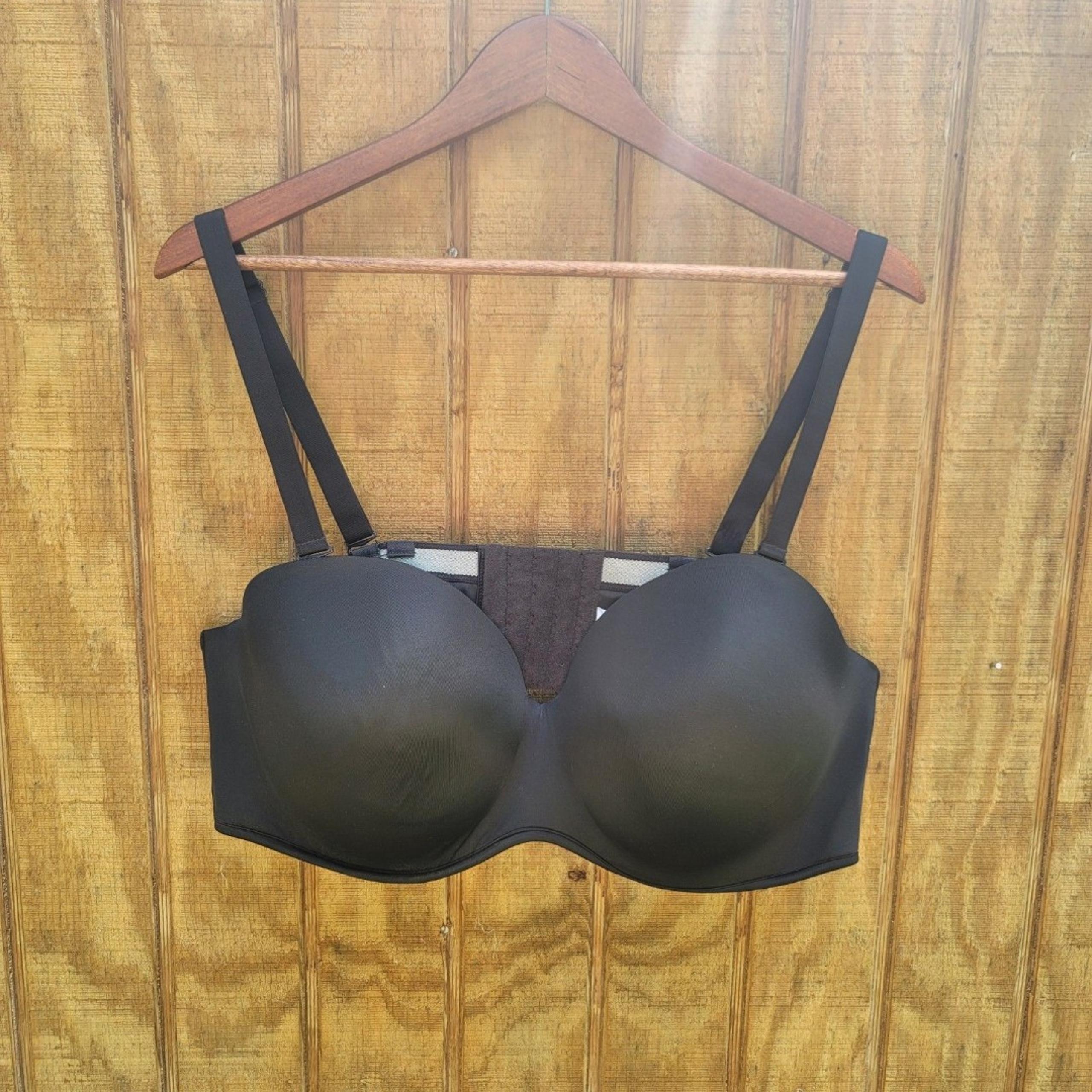 Cacique Black Smooth Boost MultiWay Bra Womens Size 46D
