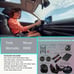 Black Butterfly Car Accessories Set For Women