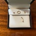 14K Yellow Gold Curved Barbell 16 gauge