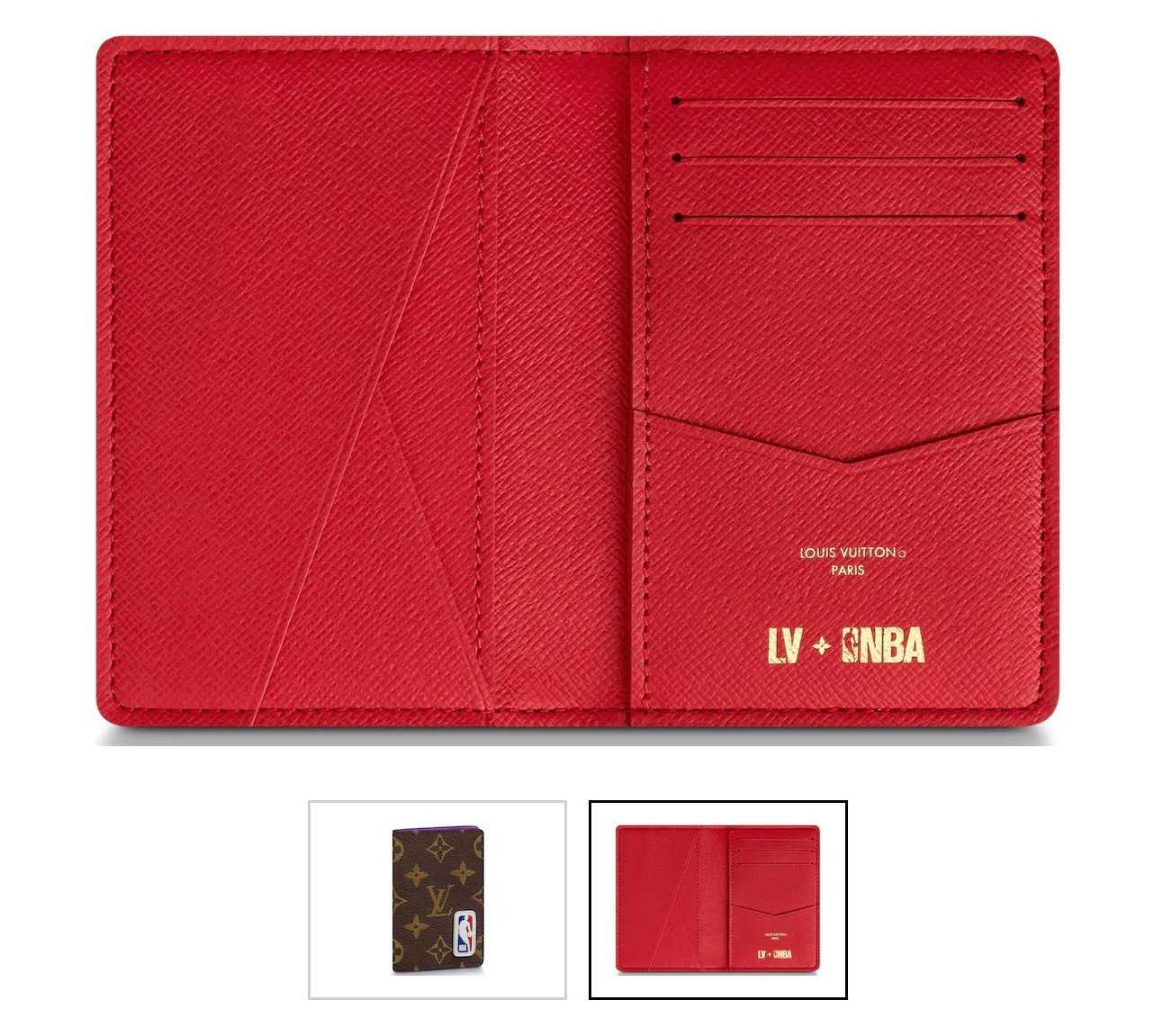 1000% authentic LV NBA POCKET ORGANIZER