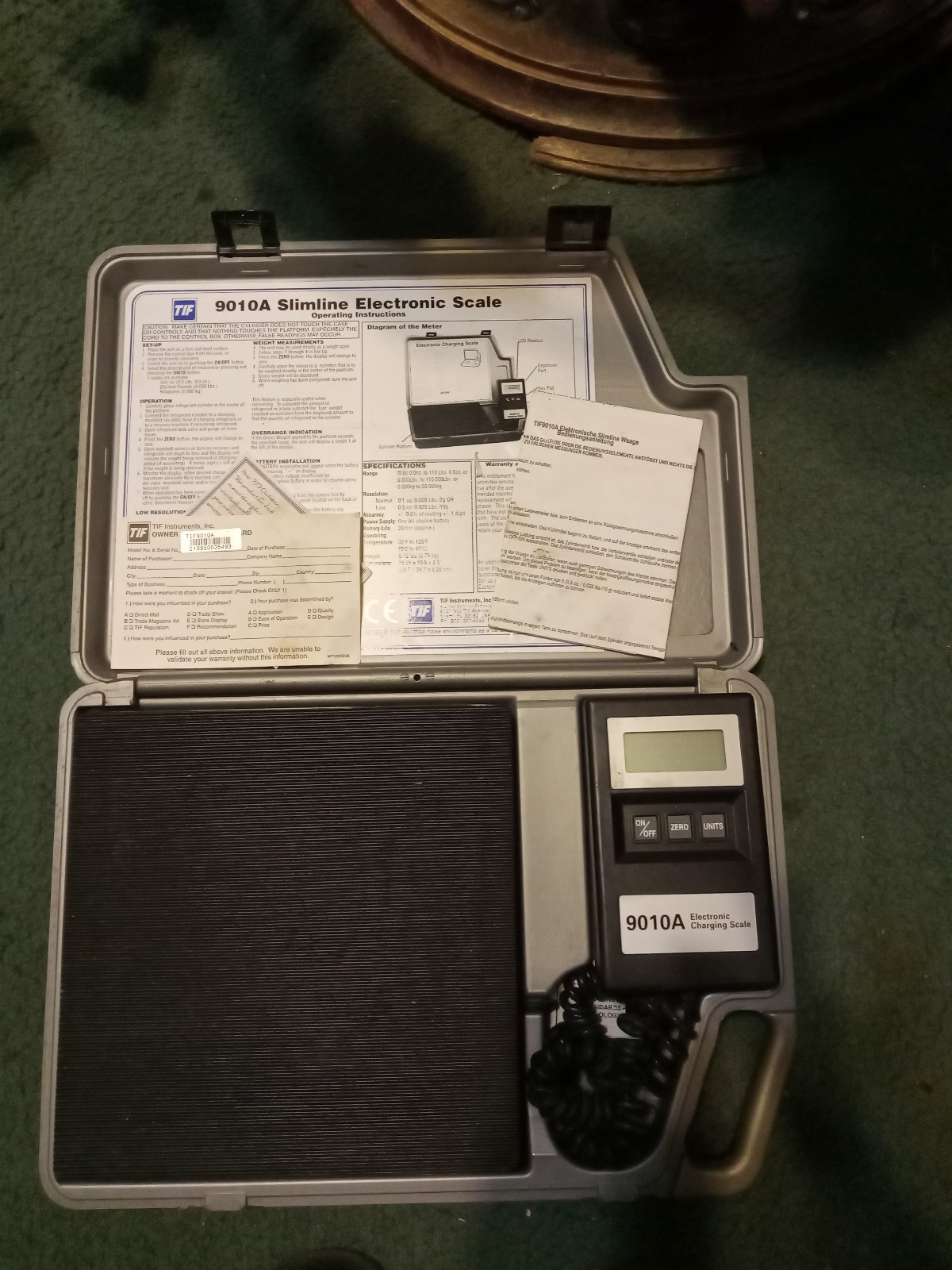 TIF 901A slimline electronic scale