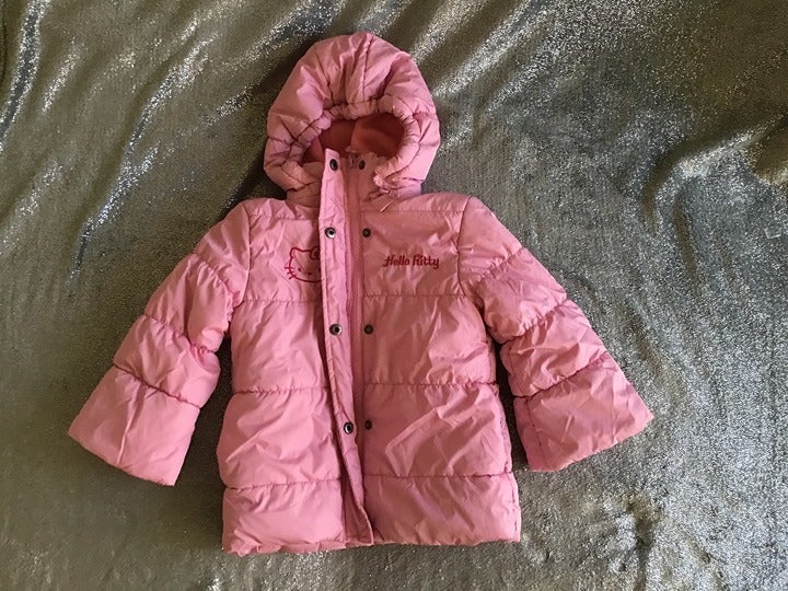 Sanrio Hello Kitty berry pink winter jacket coat kids 4T