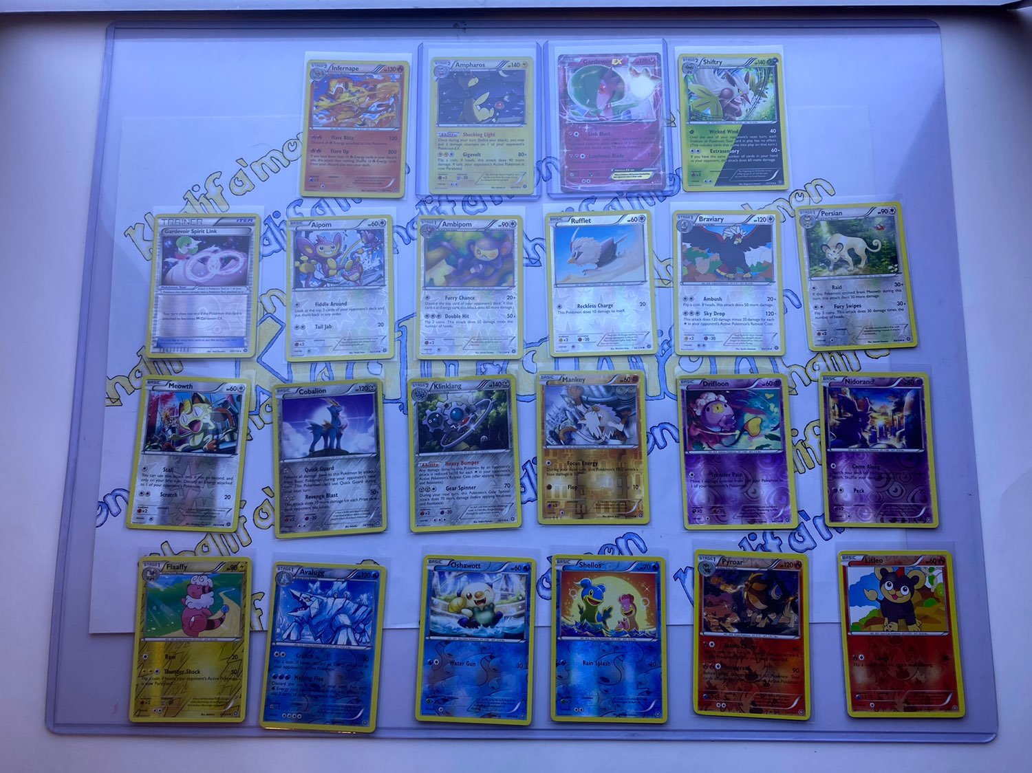Steam Siege Pokemon card collection