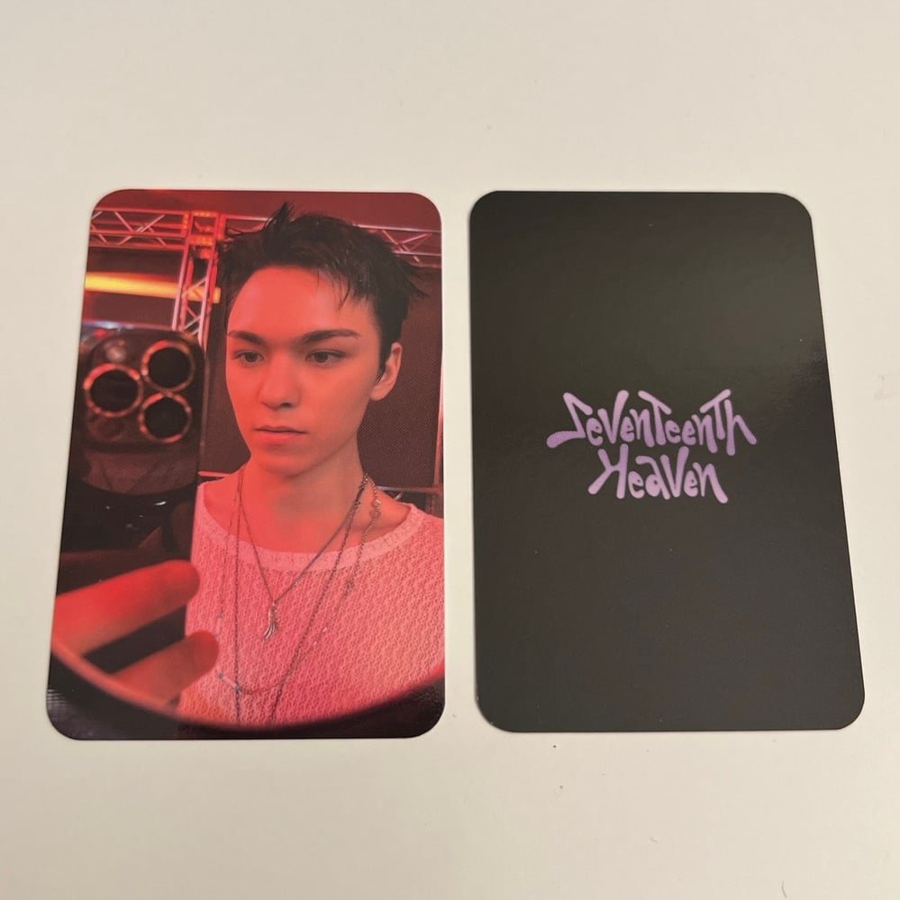 Seventeen Seventeenth Heaven Album - Vernon Sponge Music POB Photocard