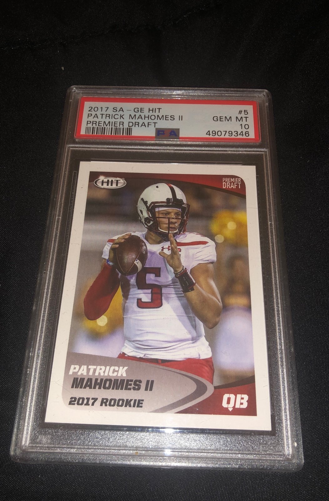 Patrick Mahomes rookie card
