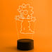 The Simpsons - Maggie 3D Led Night Lamp with 16 Color Remote