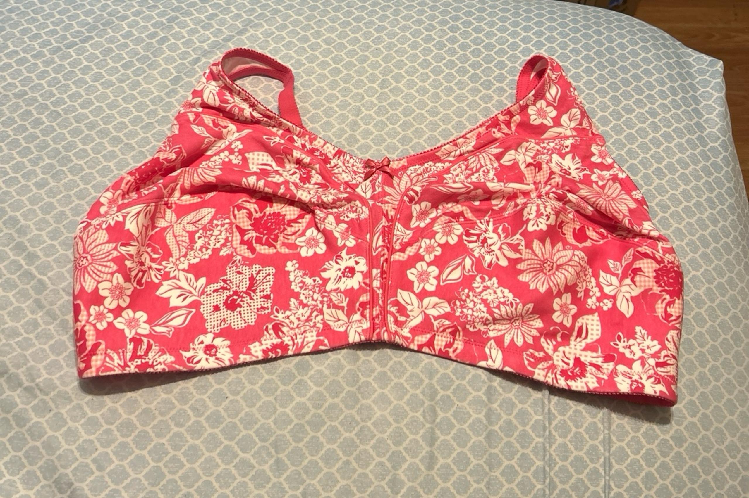 52DD Comfort Choice floral unpadded wirefree bra new
