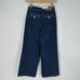 Judy Blue Jeans 1/25 Tailored Wide Leg Trouser Denim Tummy Control Dark Wash