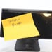 Nintendo DS Lite Handheld Console Black No Charger. Tested *Yellow Screen*