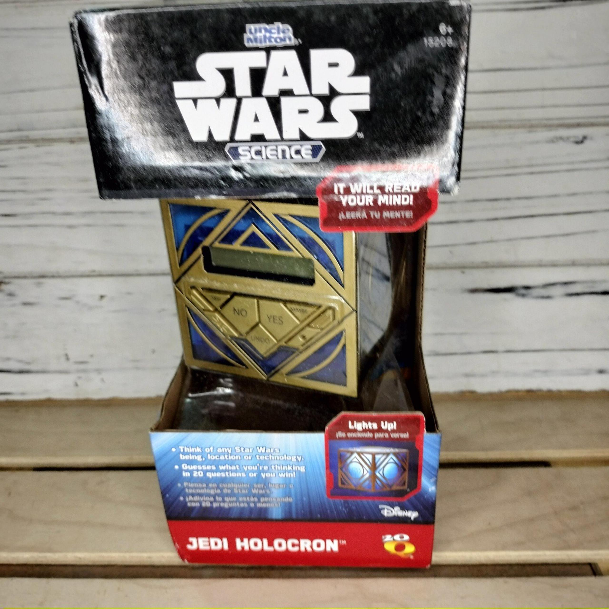 2015 Disney Star Wars Science Jedi Holocron 20 Questions Game Uncle Milton