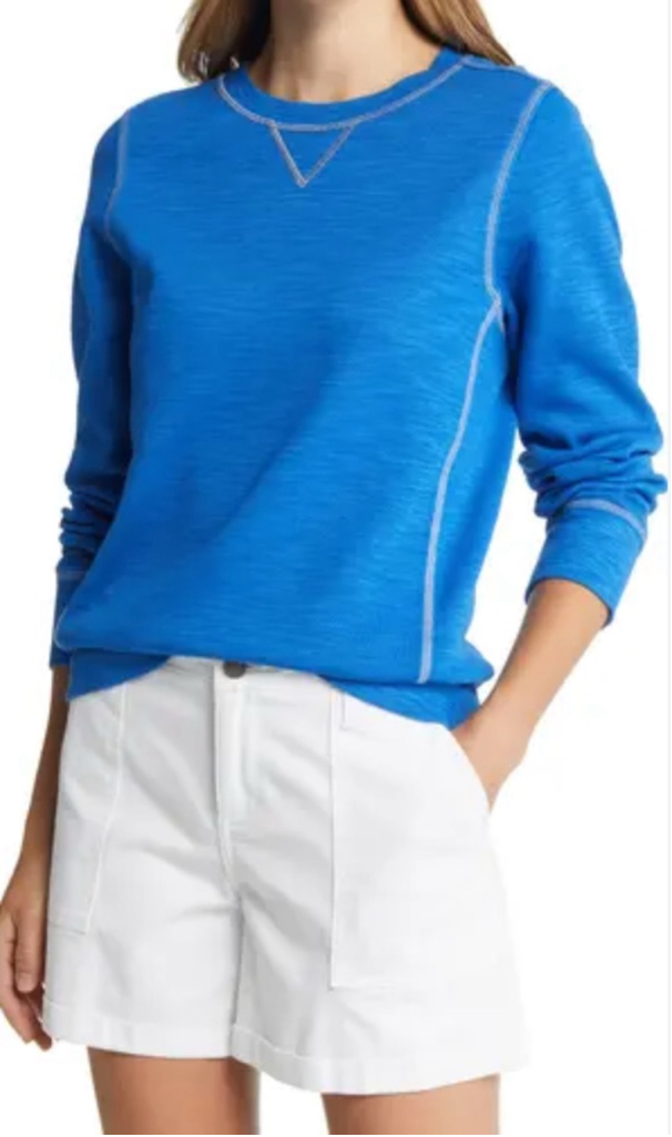 Tommy Bahama Women's Tobago Bay Crewneck Sweatshirt Size M