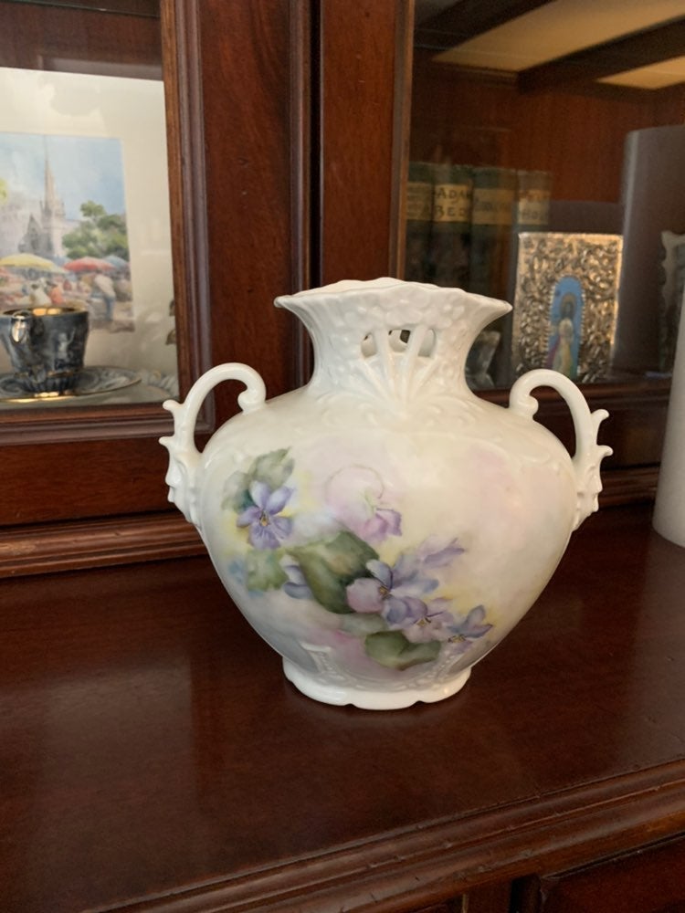 Vase - Hand made/hand painted art