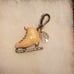Juicy Couture 2013 Pinkish Beige Ice Skate Charm