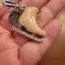 Juicy Couture 2013 Pinkish Beige Ice Skate Charm